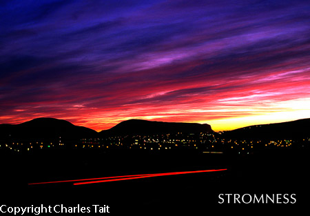 n379.  stromness sunset