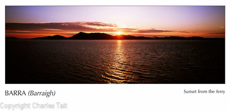 wl065.  barra sunset from ferry