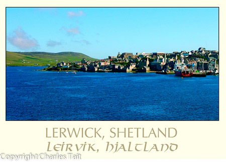 s014.  lerwick from the sea